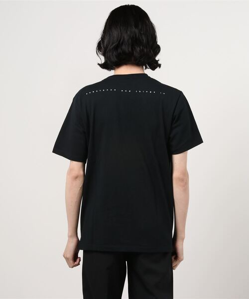 TRAP/U (トラップユー)の「16/-天竺 フロント プリント コットン 半袖 Tシャツ(Tシャツ/カットソー・メンズ・ベージュ/ホワイト/ブラック・L/M)」の11枚目の写真