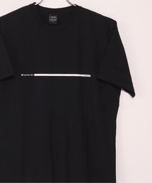 16/-天竺 フロント プリント コットン 半袖 Tシャツ
