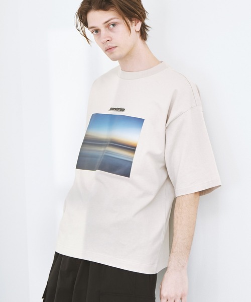 EMMA CLOTHES(エマクローズ)の「ビッグシルエット コットン天竺 アートデザイン半袖カットソー EMMA CLOTHES(Tシャツ/カットソー・メンズ・ホワイト/ブラック/ホワイト系その他/ブラック系その他/ベージュ系その他/パープル系その他/ホワイト系その他2/ホワイト系その他3/ブラック系その他2/ブラック系その他3/ベージュ系その他2/ベージュ系その他3/ベージュ系その他4/パープル系その他2/パープル系その他3/パープル系その他4・M/L)」の11枚目の写真