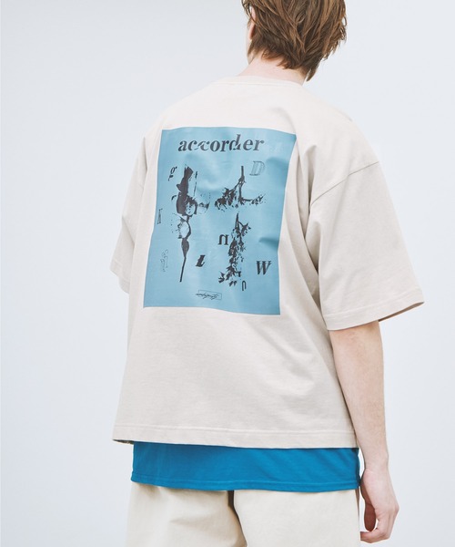EMMA CLOTHES(エマクローズ)の「ビッグシルエット コットン天竺 アートデザイン半袖カットソー EMMA CLOTHES(Tシャツ/カットソー・メンズ・ホワイト/ブラック/ホワイト系その他/ブラック系その他/ベージュ系その他/パープル系その他/ホワイト系その他2/ホワイト系その他3/ブラック系その他2/ブラック系その他3/ベージュ系その他2/ベージュ系その他3/ベージュ系その他4/パープル系その他2/パープル系その他3/パープル系その他4・M/L)」の12枚目の写真