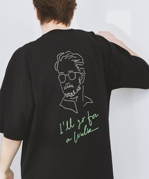 EMMA CLOTHES | ビッグシルエット コットン天竺 アートデザイン半袖カットソー EMMA CLOTHES 2021SUMMER(Tシャツ/カットソー)