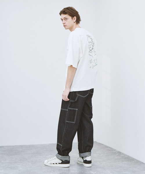 EMMA CLOTHES(エマクローズ)の「ビッグシルエット コットン天竺 アートデザイン半袖カットソー EMMA CLOTHES(Tシャツ/カットソー・メンズ・ホワイト/ブラック/ホワイト系その他/ブラック系その他/ベージュ系その他/パープル系その他/ホワイト系その他2/ホワイト系その他3/ブラック系その他2/ブラック系その他3/ベージュ系その他2/ベージュ系その他3/ベージュ系その他4/パープル系その他2/パープル系その他3/パープル系その他4・M/L)」の17枚目の写真