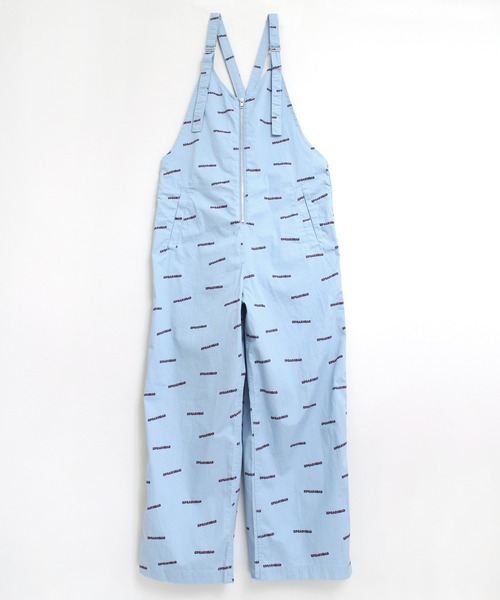 RNA（アールエヌエー）の「O0644 ロゴ柄ルーズサロペット（サロペット/オーバーオール・レディース・ホワイト/サックスブルー/ブラック・MEDIUM）」の6枚目の写真