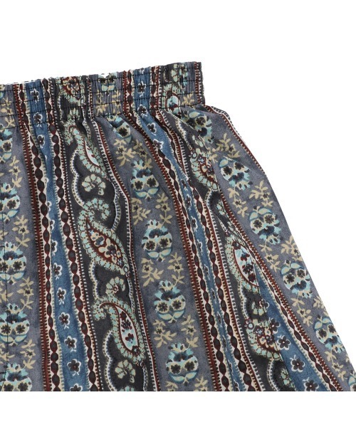 ANONYMOUSISM（アノニマスイズム）の「＿ANONYMOUSISM　布帛トランクス PAISLEY STRIPE（トランクス・メンズ・オレンジ/チャコール・L/XL/M）」の5枚目の写真