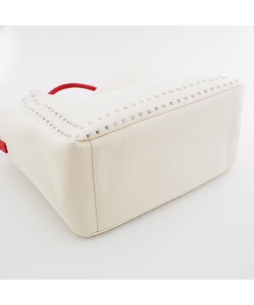 DIAVEL（ディアベル）の「マイクロスタッズトートバッグ【Sサイズ】（トートバッグ・レディース・ホワイト×レッド/ホワイト×ブラック・SMALL）」の18枚目の写真