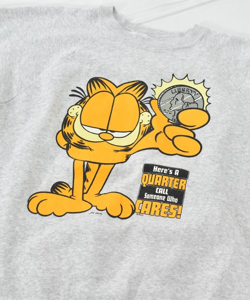 VINTAGE(ヴィンテージ)の「【ヴィンテージ古着】Garfield/ガーフィールド プリント クルーネックスウェット(スウェット・メンズ・グレー・X-LARGE)」の5枚目の写真