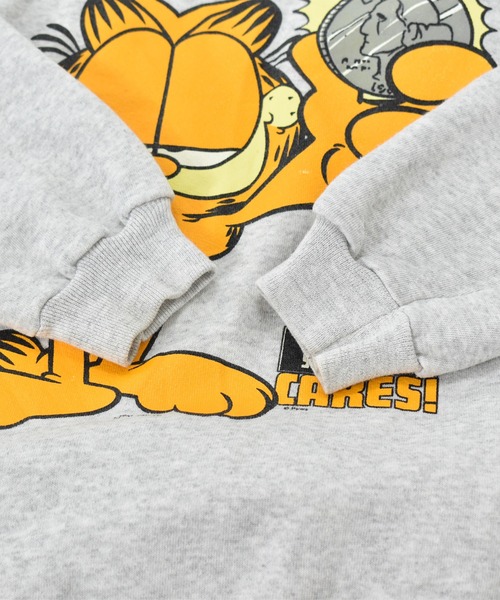 VINTAGE(ヴィンテージ)の「【ヴィンテージ古着】Garfield/ガーフィールド プリント クルーネックスウェット(スウェット・メンズ・グレー・X-LARGE)」の6枚目の写真