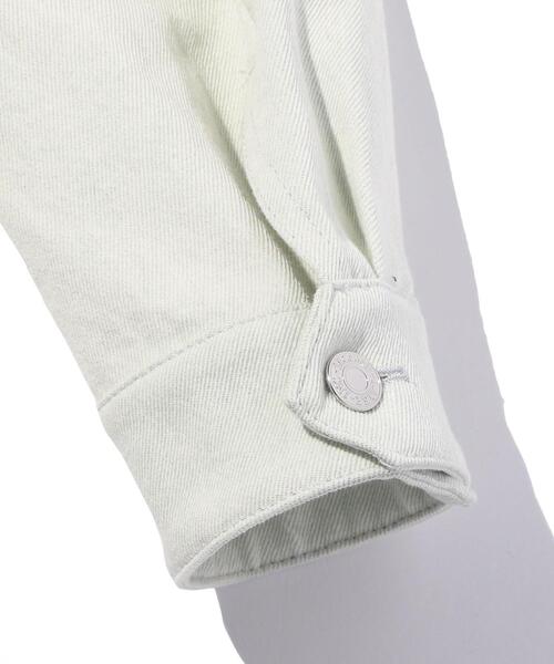 SECOND/LAYER（セカンドレイヤー）の「＜SECOND LAYER＞ MACCHA TRUCKER JKT/トラッカージャケット（デニムジャケット・メンズ・ライトグレー・48/46）」の4枚目の写真