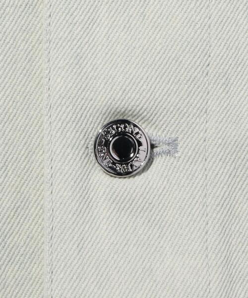 SECOND/LAYER（セカンドレイヤー）の「＜SECOND LAYER＞ MACCHA TRUCKER JKT/トラッカージャケット（デニムジャケット・メンズ・ライトグレー・48/46）」の8枚目の写真