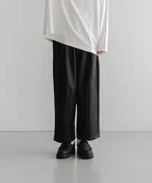 remer | loose tuck wide leather PT/ルーズタックワイドレザーパンツ(その他パンツ)