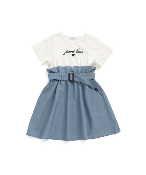 セール ベルト付きドッキングワンピ ワンピース Jenni Love ジェニィラブ のファッション通販 Zozotown
