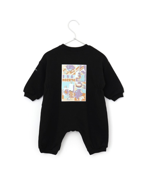 MAKE YOUR DAY(メイクユアデイ)の「ファミリー裏起毛カバーオール■70.80cm(ロンパース・キッズ・ブラック/アイボリー・70/80)」の12枚目の写真
