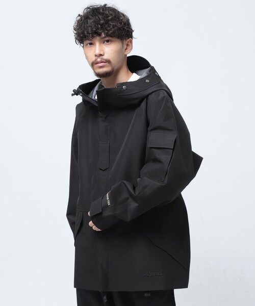 MARMOT(マーモット)の「Marmot × BEAMS / 別注 3Layer GORE-TEX(R) Parka(ミリタリージャケット・メンズ・ブラック/カモフラージュ・SMALL/MEDIUM/LARGE/X-LARGE)」の13枚目の写真