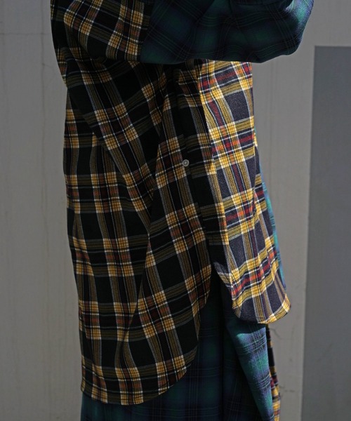 AULA AILA（アウラアイラ）の「AULA AILA（アウラ アイラ）別注3WAYチェックシャツドレス（シャツワンピース・レディース・チェック・FREE）」の6枚目の写真