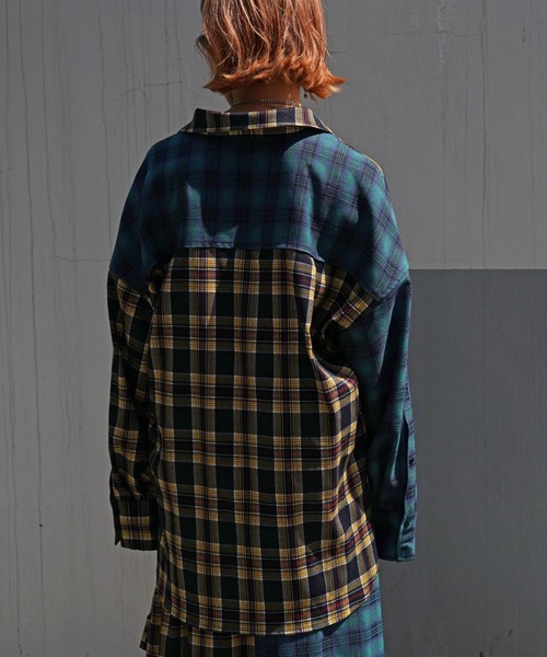 AULA AILA（アウラアイラ）の「AULA AILA（アウラ アイラ）別注3WAYチェックシャツドレス（シャツワンピース・レディース・チェック・FREE）」の7枚目の写真