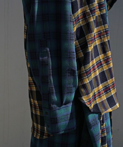 AULA AILA（アウラアイラ）の「AULA AILA（アウラ アイラ）別注3WAYチェックシャツドレス（シャツワンピース・レディース・チェック・FREE）」の16枚目の写真