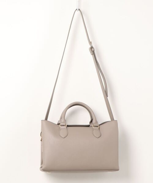 NATURAL BEAUTY BASIC（ナチュラルビューティーベーシック）の「サイドアップショルダー（ショルダーバッグ・レディース・ベージュ/グレー/マスタード・ﾌﾘ-）」の5枚目の写真