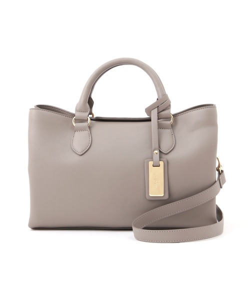 NATURAL BEAUTY BASIC（ナチュラルビューティーベーシック）の「サイドアップショルダー（ショルダーバッグ・レディース・ベージュ/グレー/マスタード・ﾌﾘ-）」の10枚目の写真