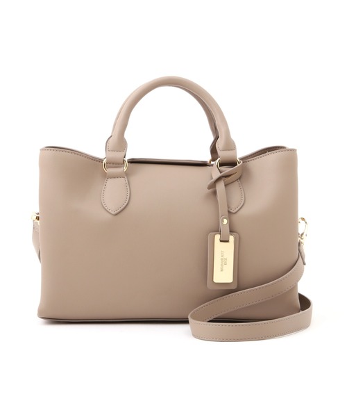 NATURAL BEAUTY BASIC（ナチュラルビューティーベーシック）の「サイドアップショルダー（ショルダーバッグ・レディース・ベージュ/グレー/マスタード・ﾌﾘ-）」の13枚目の写真