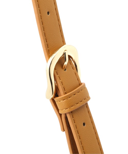 NATURAL BEAUTY BASIC（ナチュラルビューティーベーシック）の「サイドアップショルダー（ショルダーバッグ・レディース・ベージュ/グレー/マスタード・ﾌﾘ-）」の18枚目の写真