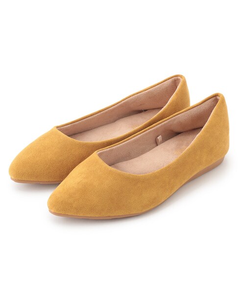 SHOO・LA・RUE（シューラルー）の「◆【人間工学】楽ちんフラットパンプス（その他シューズ・レディース・グリーン系その他5/イエロー系9/チャコール/ピンク系9/ベージュ系その他7/パープル系5/レンガ/ブラック/サンドベージュ/ブラウン系・25/40/45/30/35/50）」の8枚目の写真