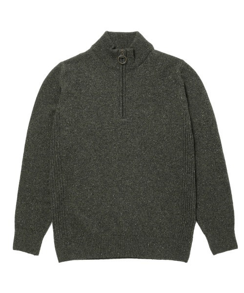 Barbour（バブアー）の「TISBURY HALF ZIP SL（ニット/セーター・メンズ・グリーン/ネイビー/グレー/レッド・S/M/L）」の3枚目の写真