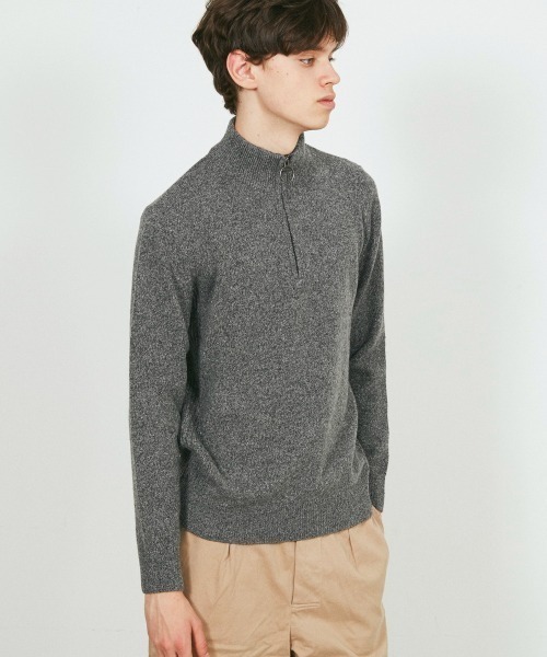 Barbour（バブアー）の「TISBURY HALF ZIP SL（ニット/セーター・メンズ・グリーン/ネイビー/グレー/レッド・S/M/L）」の22枚目の写真