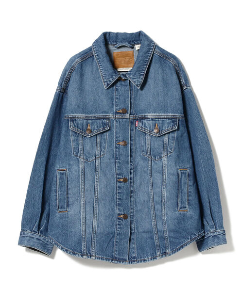 Ray BEAMS（レイビームス）の「LEVI’S(R) / SHACKET TRUCKER ジャケット（デニムジャケット・レディース・ブルー系その他4・ONE SIZE）」の6枚目の写真