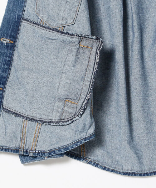 Ray BEAMS（レイビームス）の「LEVI’S(R) / SHACKET TRUCKER ジャケット（デニムジャケット・レディース・ブルー系その他4・ONE SIZE）」の9枚目の写真