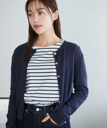 ゴールドボタンカーディガン