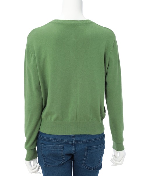 Edit Sheen（エディットシーン）の「ゴールドボタンカーディガン（カーディガン/ボレロ・レディース・ブラック/ネイビー/グリーン・MEDIUM）」の7枚目の写真