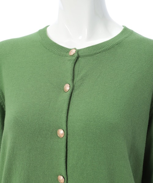 Edit Sheen（エディットシーン）の「ゴールドボタンカーディガン（カーディガン/ボレロ・レディース・ブラック/ネイビー/グリーン・MEDIUM）」の13枚目の写真