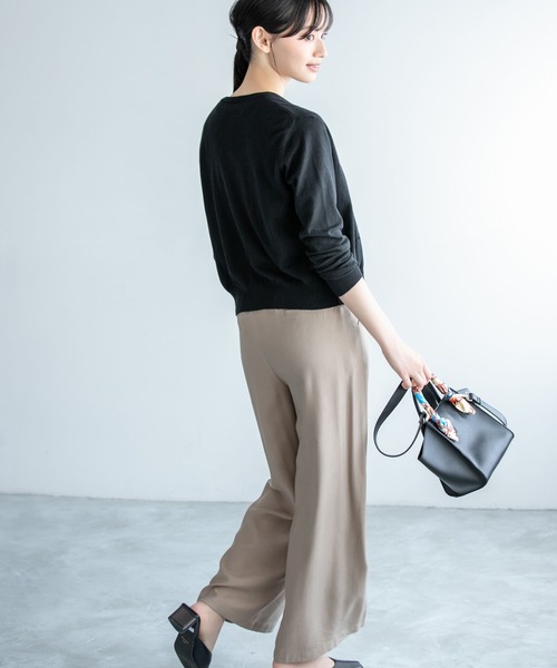 Edit Sheen（エディットシーン）の「ゴールドボタンカーディガン（カーディガン/ボレロ・レディース・ブラック/ネイビー/グリーン・MEDIUM）」の14枚目の写真