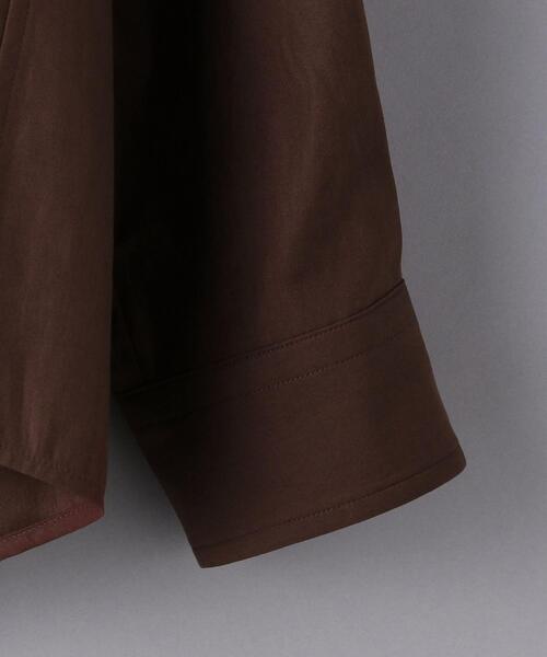 AURALEE(オーラリー)の「<AURALEE(オーラリー)> フィンクス ツイル ビッグ シャツ■■■(シャツ/ブラウス・メンズ・オフホワイト/ワインレッド・3/4/5)」の3枚目の写真