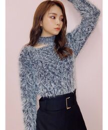 RESEXXY | チョーカーシャギーニットトップス(ニット/セーター)