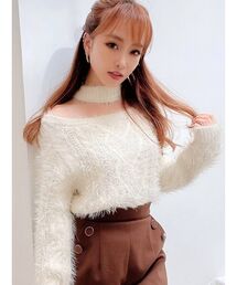 RESEXXY | チョーカーシャギーニットトップス(ニット/セーター)