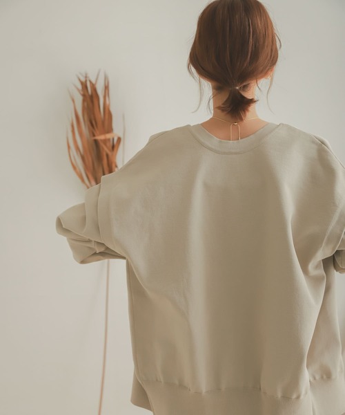 SENSE OF PLACE by URBAN RESEARCH（センスオブプレイスバイアーバンリサーチ）の「スウェットライクMALTI WAYカーディガン（カーディガン/ボレロ・レディース・キャメル/ライトベージュ/ブラック・ONE）」の10枚目の写真