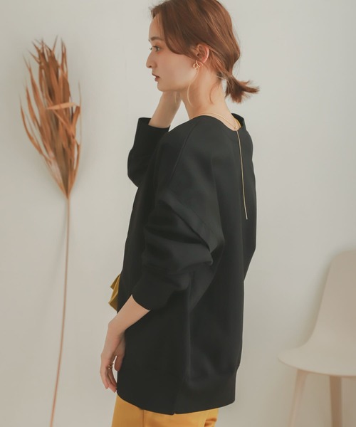 SENSE OF PLACE by URBAN RESEARCH（センスオブプレイスバイアーバンリサーチ）の「スウェットライクMALTI WAYカーディガン（カーディガン/ボレロ・レディース・キャメル/ライトベージュ/ブラック・ONE）」の19枚目の写真