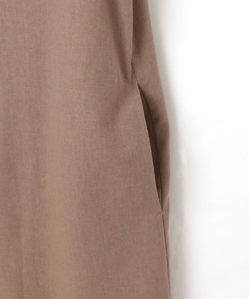 andme（アンドミー）の「レーヨンリネンVネックロングジレ（ベスト・レディース・ブラック/グレー系その他/ブラウン/キナリ/イエロー/レッド・M）」の20枚目の写真