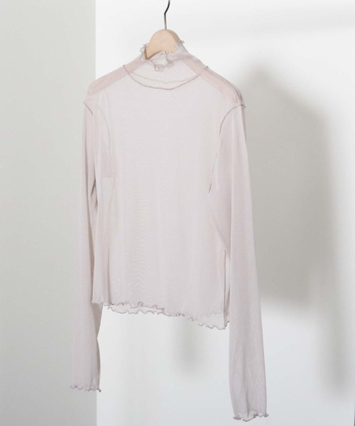 archives（アルシーヴ）の「ルーズネックカットTOPS（Tシャツ/カットソー・レディース・モカ/ブラック/シルバーグレー/アイボリー/イエロー/パープル/グレー/ラベンダー/ミント・MEDIUM）」の4枚目の写真