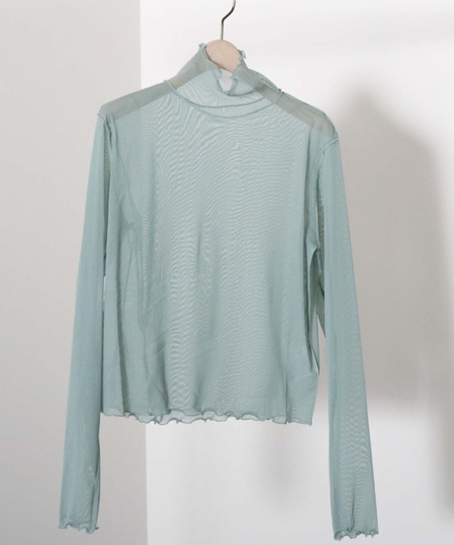 archives（アルシーヴ）の「ルーズネックカットTOPS（Tシャツ/カットソー・レディース・モカ/ブラック/シルバーグレー/アイボリー/イエロー/パープル/グレー/ラベンダー/ミント・MEDIUM）」の7枚目の写真