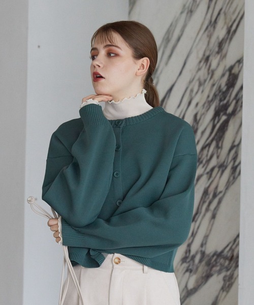 archives（アルシーヴ）の「ルーズネックカットTOPS（Tシャツ/カットソー・レディース・モカ/ブラック/シルバーグレー/アイボリー/イエロー/パープル/グレー/ラベンダー/ミント・MEDIUM）」の10枚目の写真