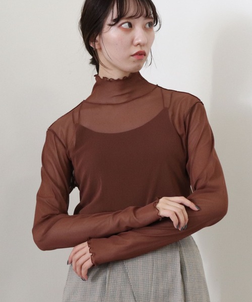 archives（アルシーヴ）の「ルーズネックカットTOPS（Tシャツ/カットソー・レディース・モカ/ブラック/シルバーグレー/アイボリー/イエロー/パープル/グレー/ラベンダー/ミント・MEDIUM）」の11枚目の写真