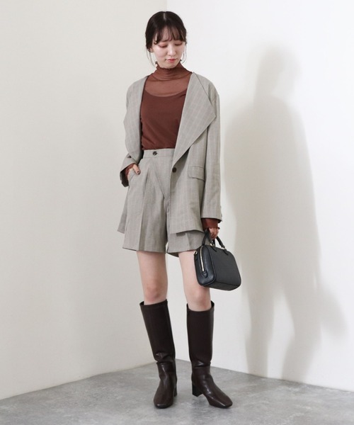 archives（アルシーヴ）の「ルーズネックカットTOPS（Tシャツ/カットソー・レディース・モカ/ブラック/シルバーグレー/アイボリー/イエロー/パープル/グレー/ラベンダー/ミント・MEDIUM）」の22枚目の写真