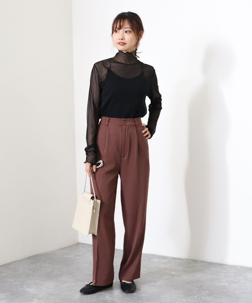 archives（アルシーヴ）の「ルーズネックカットTOPS（Tシャツ/カットソー・レディース・モカ/ブラック/シルバーグレー/アイボリー/イエロー/パープル/グレー/ラベンダー/ミント・MEDIUM）」の16枚目の写真