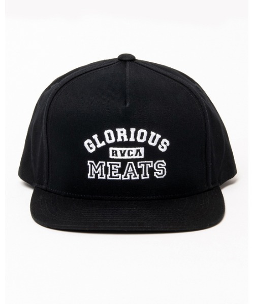 RVCA(ルーカ)の「RVCA メンズ 【MATTY MATHESON COLLECTION】 GLORIOUS MEATS SNAPBACK キャップ【2021年秋冬モデル】/ルーカ帽子(キャップ・メンズ・ブラック・FREE)」の9枚目の写真