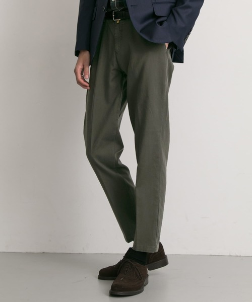 URBAN RESEARCH(アーバンリサーチ)の「URBAN RESEARCH Tailor barbatiコットンパンツ∴(スーツパンツ・メンズ・ブルー/カーキ・48/50)」の2枚目の写真