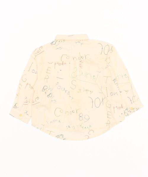 HOGAN RANCH WEAR（ホーガンランチウエア）の「ソウガラナガソデボタンシャツ（90～130cm）（シャツ/ブラウス・キッズ・オフホワイト/ベージュ・90/110/130/100/120）」の3枚目の写真