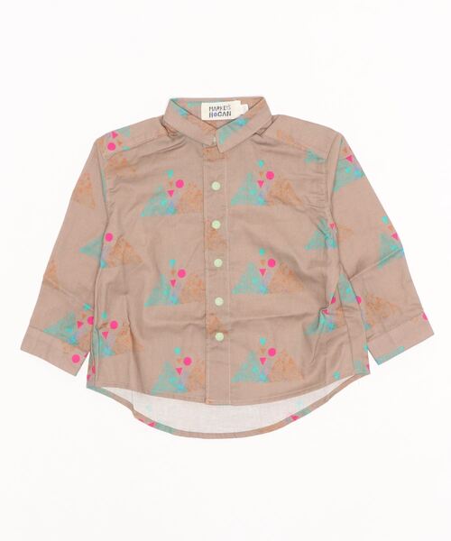 HOGAN RANCH WEAR（ホーガンランチウエア）の「ソウガラナガソデボタンシャツ（90～130cm）（シャツ/ブラウス・キッズ・オフホワイト/ベージュ・90/110/130/100/120）」の7枚目の写真