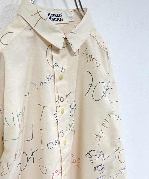 HOGAN RANCH WEAR（ホーガンランチウエア）の「ソウガラナガソデボタンシャツ（90～130cm）（シャツ/ブラウス・キッズ・オフホワイト/ベージュ・90/110/130/100/120）」の4枚目の写真